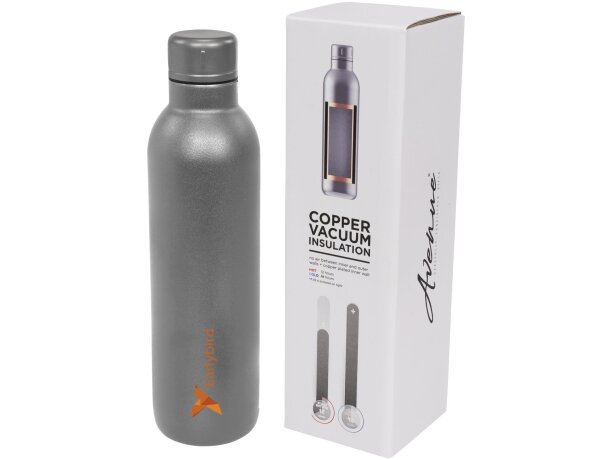 Botella de 510 ml con aislamiento de cobre al vacío Thor Gris detalle 22