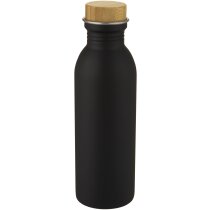 Botella de deporte personalizada acero bambú 650ml sostenible certificado