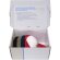 Kit muestras gorras recicladas algodón sostenible Aware Blanco detalle 2