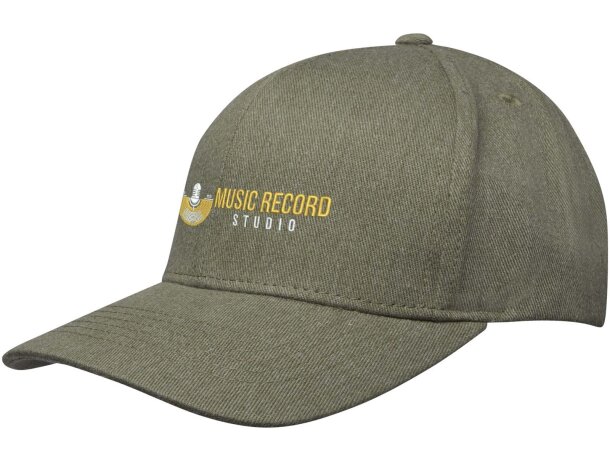 Gorra reciclada seis paneles Aware Opal con rastreador QR Verde detalle 21