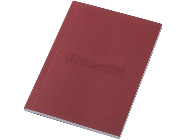 Libreta A6 tapa blanda Novella Austen papel FSC Rojo detalle 21