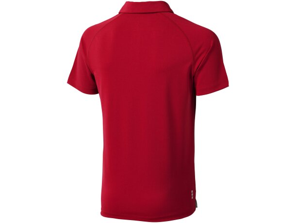 Polo unisex manga corta ottawa de Elevate 220 gr Rojo detalle 7