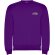 Sudadera cuello redondo infantil Roly Clasica 280 g/m² Morado detalle 43