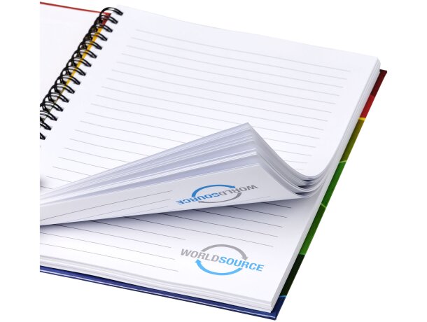 Cuaderno A4 Wire-o y tapa dura Blanco detalle 8