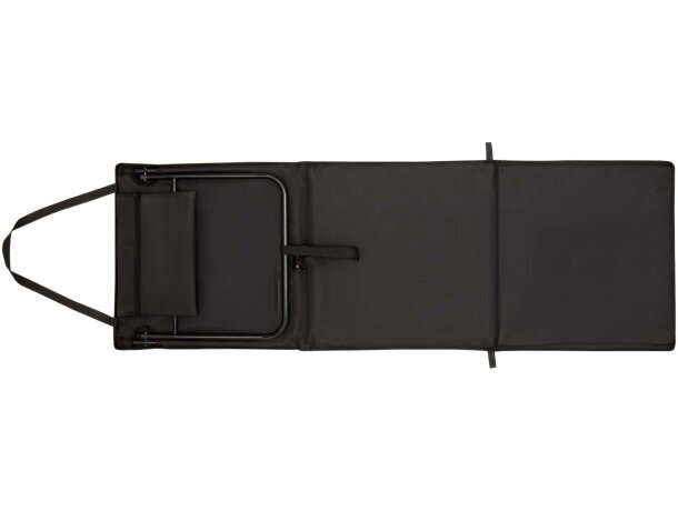 Tumbona de playa Serene reclinable con bolsa de transporte Negro intenso detalle 2