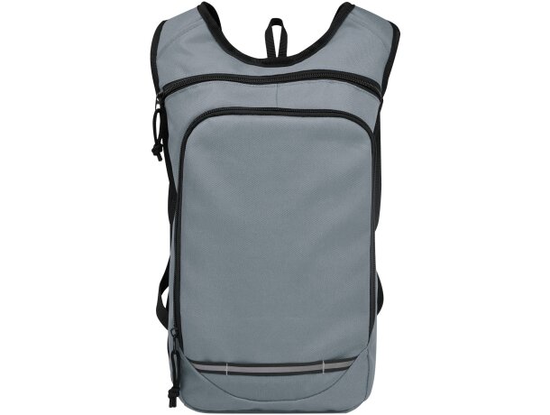 Mochila exterior GRS RPET Trails 6,5L certificada sostenible Gris detalle 16