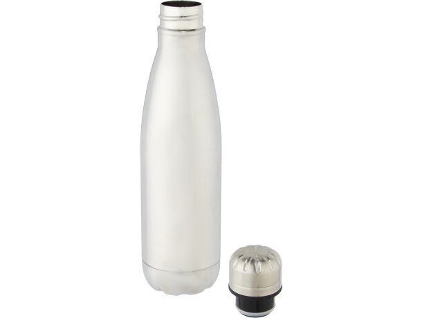 Botella de acero inoxidable con aislamiento al vacío de 500 ml Cove Plateado detalle 52