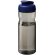 Bidón deportivo de 650 ml con tapa Flip H2O Active® Base Tritan™ Carbón/azul