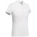 Polo mujer algodón orgánico Prince manga corta entallado Roly Blanco detalle 3