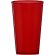 Vaso de plástico de 375 ml Arena Rojo transparente detalle 17