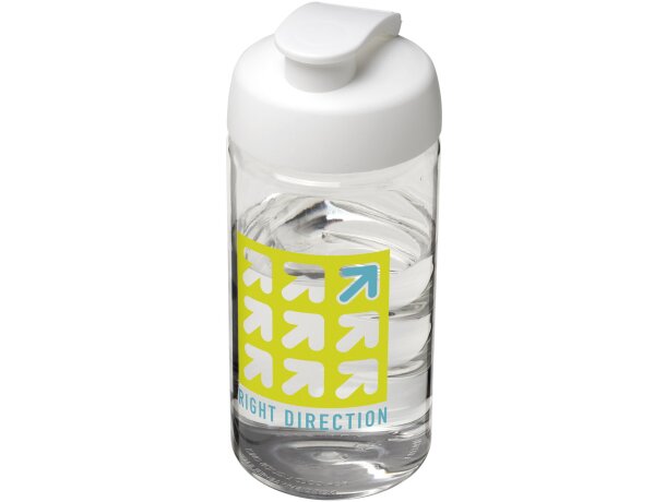 H2O Active® Bop Bidón deportivo con Tapa Flip de 500 ml Transparente/blanco detalle 19