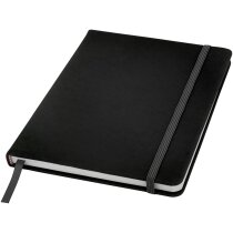 Cuaderno A5 publicitario PVC 96 hojas lisas 60g marcapáginas azul