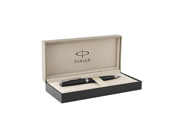 Estuche elegante con bolígrafo de metal personalizado negro intenso Estuche elegante con bolígrafo de metal personalizado negro intenso
