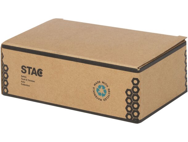 Destornillador reciclado 8 en 1 con linterna integrada Octo Amarillo detalle 8
