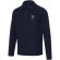 Polo manga larga Apollo algodón piqué unisex corporativo Azul marino detalle 9