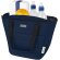 Bolsa térmica Joey 6L algodón reciclado certificado GRS Azul marino detalle 10
