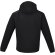 Chaqueta ligera impermeable hombre Dinlas con capucha enrollable Negro intenso detalle 21