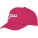 Gorra infantil de 5 paneles Feniks Kids Magenta detalle 8