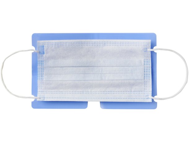 Neceser plegable para mascarillas Madden Azul transparente detalle 54