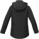 Chaqueta softshell acolchada Notus para mujer con capucha Negro intenso detalle 28