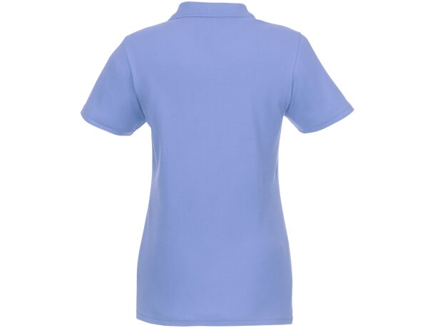 Polo de manga corta para mujer Helios Azul claro detalle 28