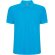 Polo manga corta hombre Pegaso Premium Roly punto piqué Azul turquesa