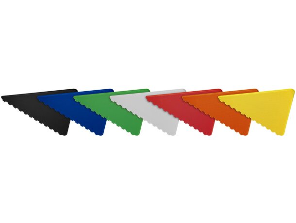 Rascador de hielo triangular Frosty de plástico reciclado Naranja detalle 20