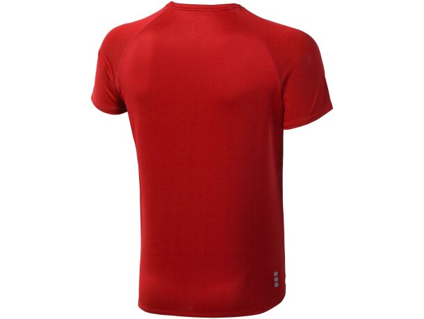 Camiseta de manga corta unisex niagara de Elevate 135 gr Rojo detalle 12