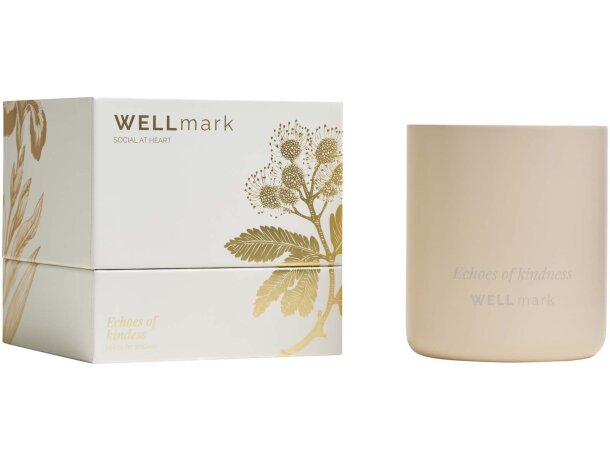 Vela perfumada Wellmark de cera de soja 100% natural detalle 11