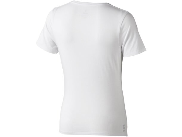 Camiseta de mujer Kawartha de alta calidad 200 gr Blanco detalle 2