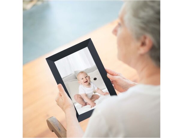 Marco de fotos digital wifi Prixton Prado Frameo 10 pulgadas Negro intenso detalle 5