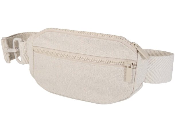 Bolso cruzado Crescent en algodón y poliéster reciclado Verde detalle 20