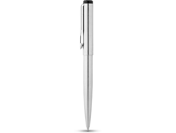 Bolígrafo en acero elegante con clip en estuche Parker personalizado