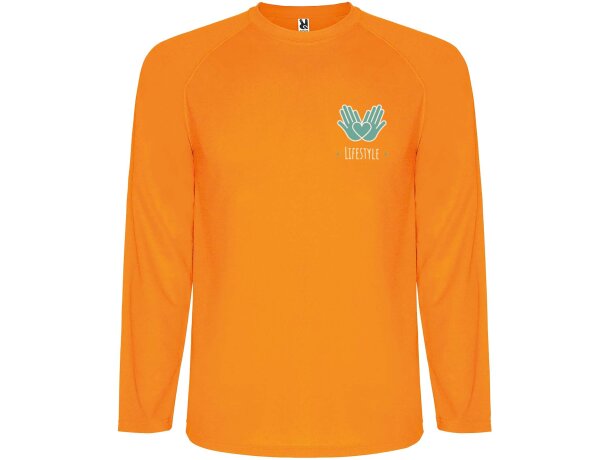 Camiseta deportiva Roly Montecarlo hombre manga larga detalle 9