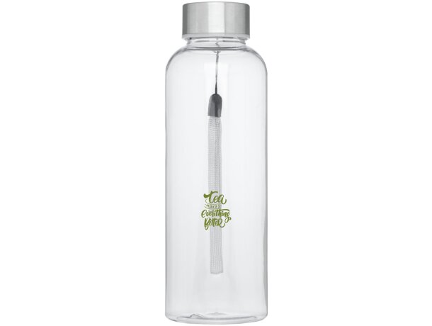 Bidón deportivo Bodhi 500ml de RPET con tapa de acero reciclado Transparente claro detalle 1