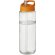 H2O Active® Vibe Bidón deportivo con tapa con boquilla de 850 ml Transparente/naranja