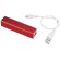 bateria portatil de 2200mah 2 personalizada roja