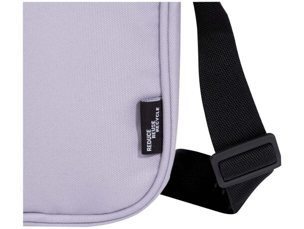 Bandolera reciclada certificada GRS Byron con cremallera detalle 46