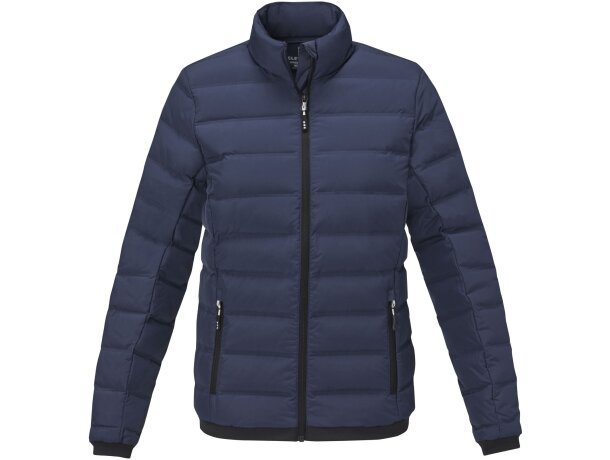Chaqueta plumón reciclado certificado RDS para mujer Macin Azul marino detalle 2
