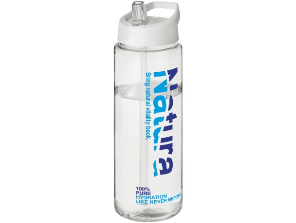 H2O Active® Vibe Bidón deportivo con tapa con boquilla de 850 ml Transparente/blanco detalle 9