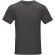 Camiseta orgánica manga corta hombre Azurite Gris tormenta detalle 18