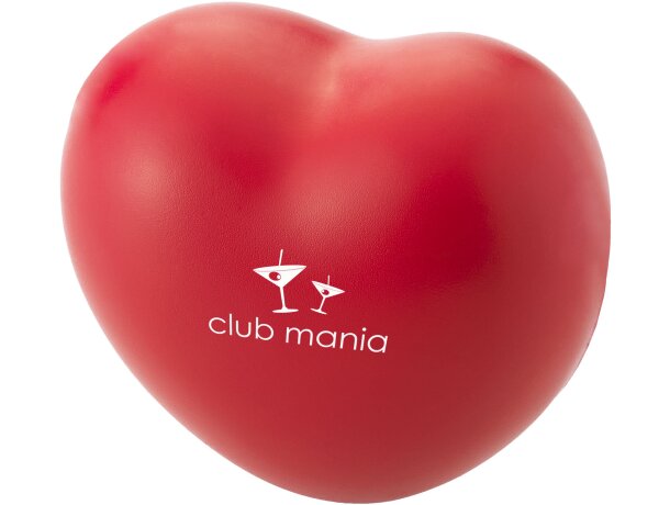 Antiestrés con forma de corazón Heart Rojo detalle 3