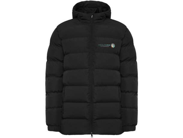 Parka aislamiento unisex Nepal Roly resistente agua y viento Negro intenso detalle 6