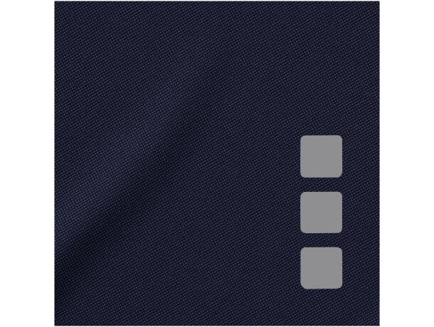 Polo de manga corta de mujer ottawa de Elevate 220 gr Azul marino detalle 15