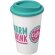 Vaso térmico Americano 350 ml con aislamiento de doble pared Blanco/aqua detalle 85