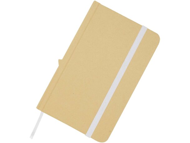 Libreta tapa dura A6 Reed con papel certificado FSC Blanco detalle 25