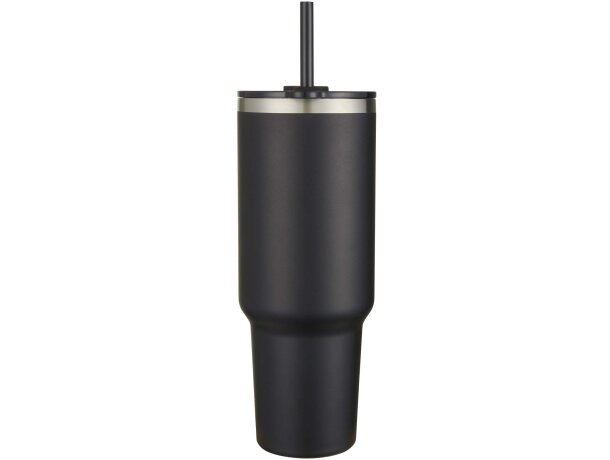 Vaso térmico Sydney 1200ml acero reciclado con aislamiento Negro intenso detalle 2