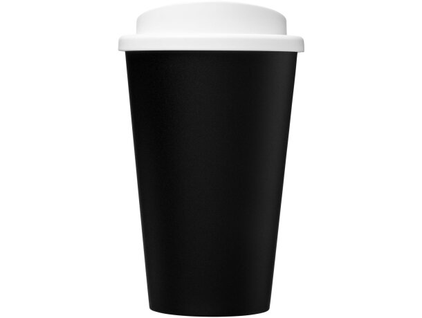 Vaso térmico Americano 350 ml con aislamiento de doble pared Negro intenso/blanco detalle 6
