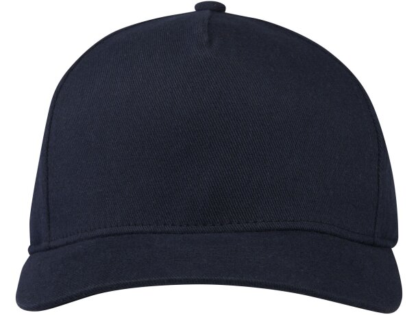Gorra reciclada cinco paneles con rastreador Aware Onyx Azul marino detalle 7