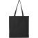 Bolsa tote algodón reciclado GRS con refuerzos Florida 14L Negro intenso detalle 8